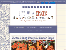 Tablet Screenshot of lifeofaginger.com